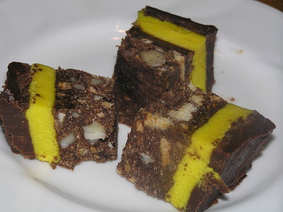 Nanaimo bar en kissel (Russische fruitcompote recept