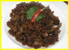 Be abon (crispy beef)