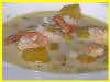 Prawn pumpkin soup