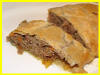 Minced beef strudel