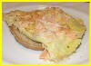 Smoked salmon omelette