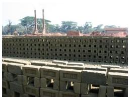 You see hundreds of chimneys from the road that follows the river