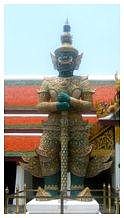 Serious guardian of the Grand palace